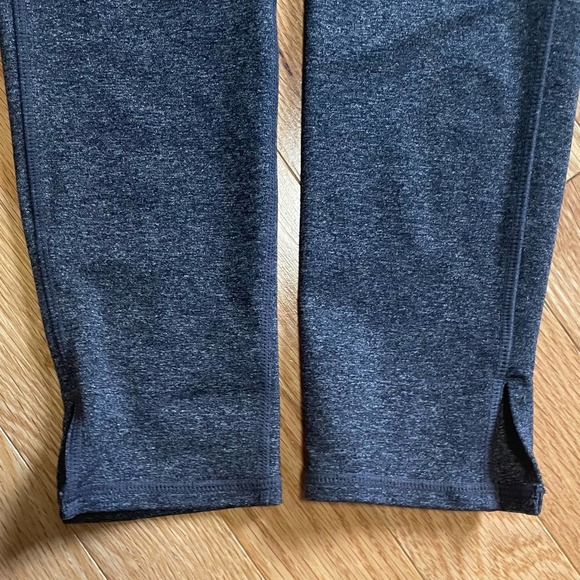 Athleta Chaturanga Gray Split Ankle Tights Leggings Pants - Picture 3 of 6
